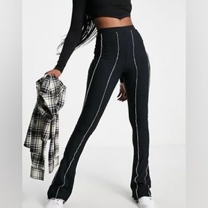 Y2K high waste flare pants